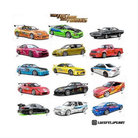 Complete List Of Fast And Furious 6 Cars Fast And Fur - vrogue.co