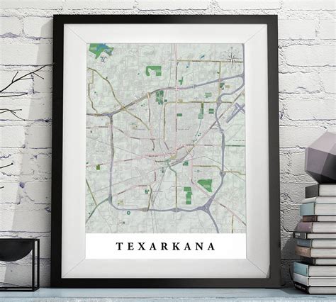 Texarkana AR Arkansas Map (Home Printable) - Passion Fury