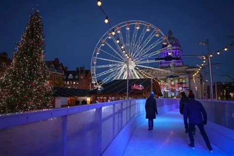 Inside Nottingham's huge new Winter Wonderland aerial ice rink ...