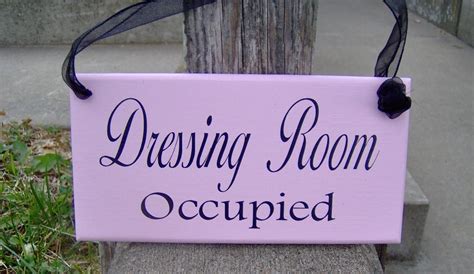 Dressing Room Door Signs Vacant Occupied Wood Sign Vinyl 2 - Etsy ...