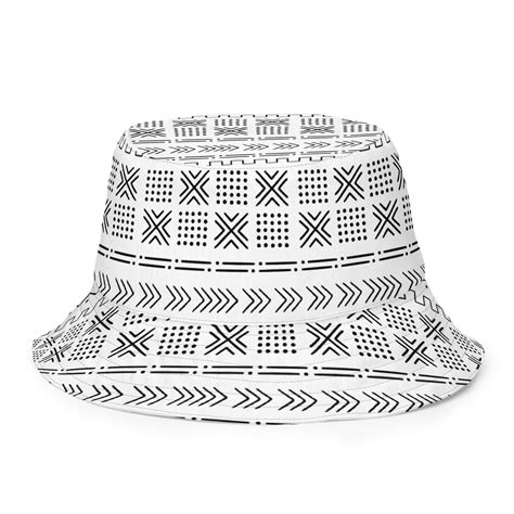 African Mud Cloth Reversible Bucket Hat – The Global Wanderer
