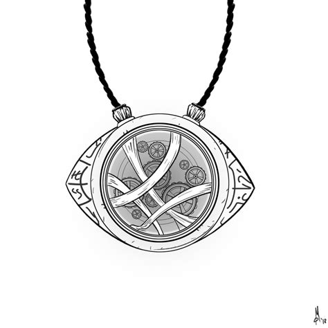 Thejagielskifamily: Dr Strange Time Stone Necklace