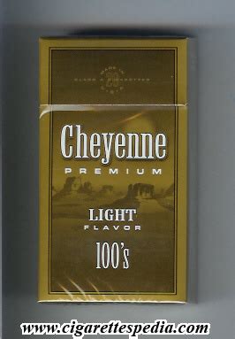 Cheyenne (Premium Light Flavor) L-20-H - USA - Cigarettes Pedia