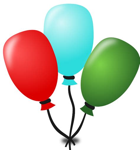 Balloons Birthday Party · Free vector graphic on Pixabay