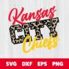 Kansas City Chiefs Leopard SVG • NFL Football Team T-shirt Design SVG Cut Files