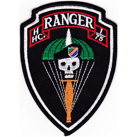 L Company 75th Ranger Airborne Infantry Regiment Patch | Ranger Patches ...