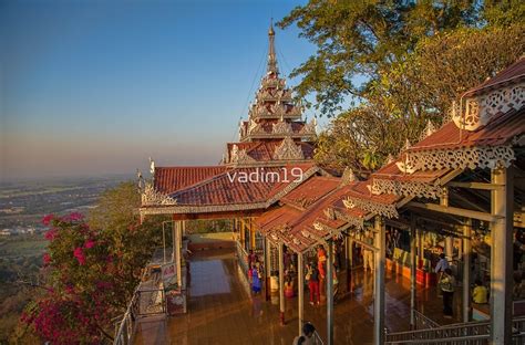 "Myanmar. Mandalay. View from Mandalay Hill. Sunset." by vadim19 | Redbubble