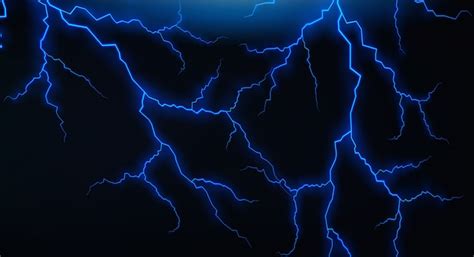 Blue Lightning Wallpaper Hd