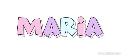 Maria Logo | Free Name Design Tool from Flaming Text