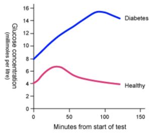 Control of Blood Glucose Concentration - Blood Glucose Graphs (GCSE ...