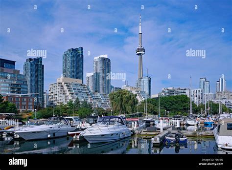 Toronto downtown skyline viewed from the west Stock Photo - Alamy