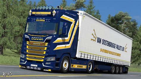 Scania S NextGen Van Oostenbrugge Combo Skin Pack - ETS2 Mod | Mod for Euro Truck Simulator 2 ...