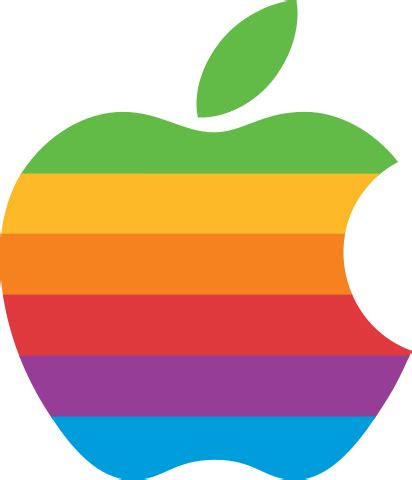 File:Apple Computer Logo rainbow.svg - Wikimedia Commons