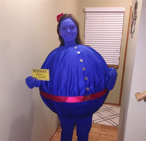 Willy Wonka blueberry costume | Fruit costumes, Blueberry girl, Movie costumes