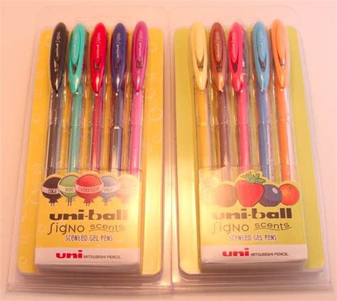 Gourmet Pens: Review: Uni-ball Signo Scents Gel Ink Pens