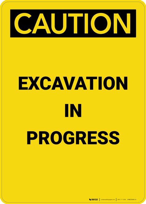 Excavation Signs | Creative Safety Supply