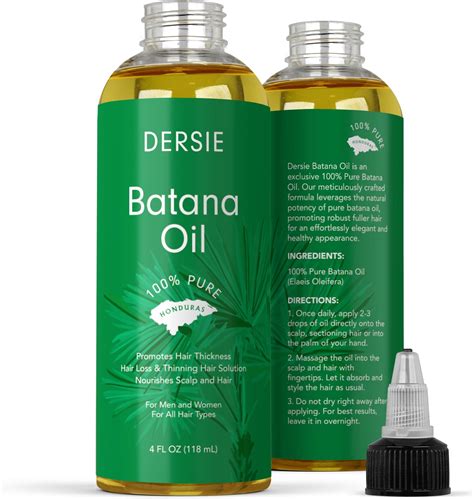 Amazon.com : Dersie Batana Oil: Dr. Sebi Organic Raw Honduras Oil for Hair Growth - 100% Pure ...