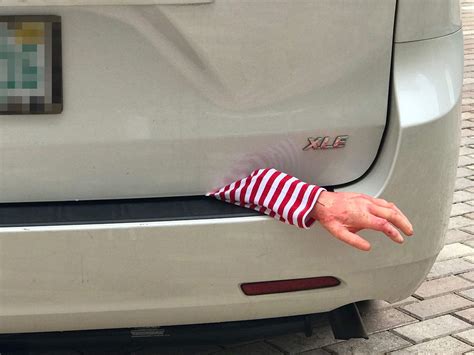 SummitLink Halloween Realistic Fake Hand with Cloth Arm for Car Trunk ...