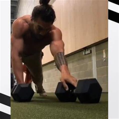 Jason Momoa Shows Off Epic Workout Routine