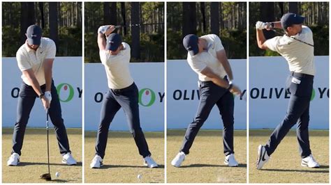 Rory Mcilroy Driver Swing Face on View and Slowmotion Sequence - YouTube