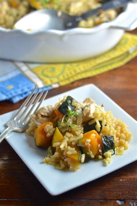 Baked Chicken Risotto with Kabocha Squash {Guest Post from Virtually ...