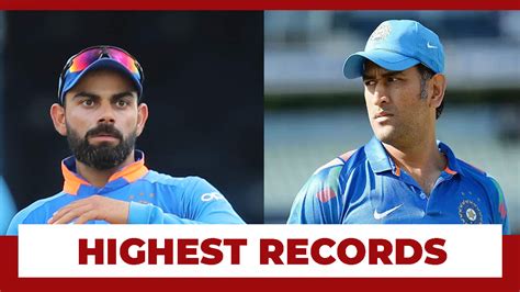 MS Dhoni vs Virat Kohli: Who Has The Highest Records? | IWMBuzz