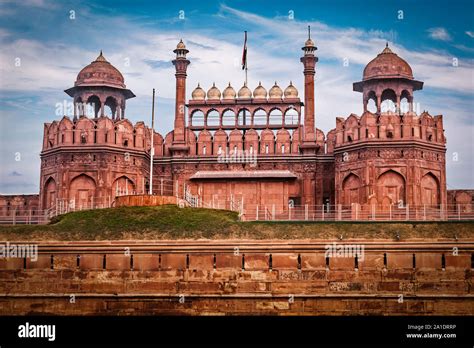 Red fort, Delhi, India Stock Photo - Alamy