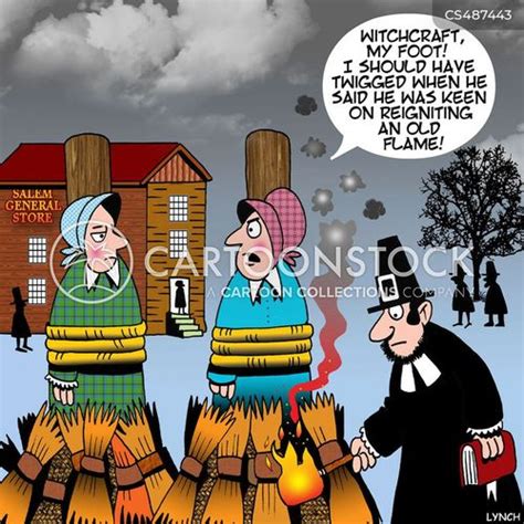 Witch Trial Cartoons and Comics - funny pictures from CartoonStock