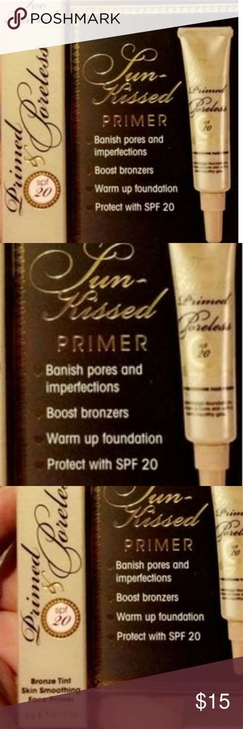 Too Faced Primer | Face primer, Primer, Foundation with spf