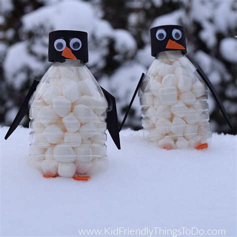 How to Make an Adorable Water Bottle Penguin Craft for Kids | Kid ...