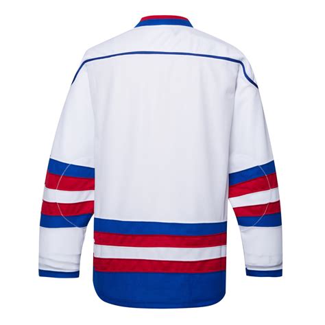 H900-E035 White Blank hockey Practice Jerseys