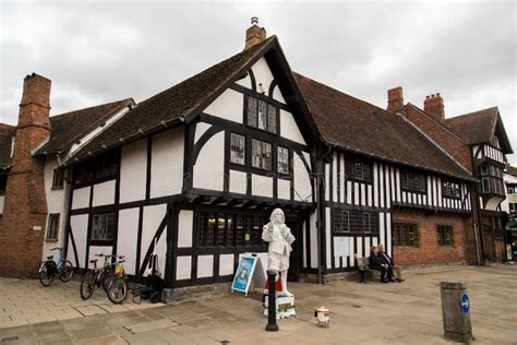 Shakespeare S Birthplace Stratford upon Avon Stock Image - Image of framed, stratford: 14059831