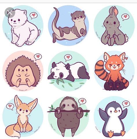 Pin by Brynja M S on Chibi drawings in 2019 | Cute animal drawings, Animal drawings, Cute animals