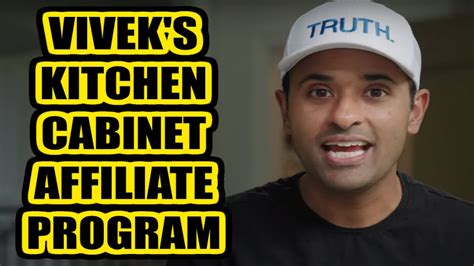 Vivek’s Kitchen Cabinet Affiliate Program - YouTube