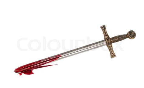 Sword with blood | Stock Photo | Colourbox