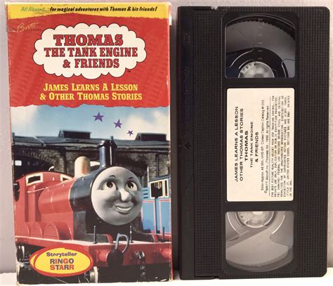 Mavin | Thomas the Tank Engine & Friends James Learns a Lesson VHS Video Tape Train RARE