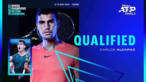 Carlos Alcaraz First Player To Qualify For 2023 Nitto ATP Finals | ATP ...