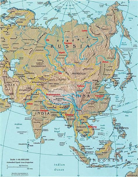 Asiens floder, landformer i Asien - Worldatlas.com | Market tay