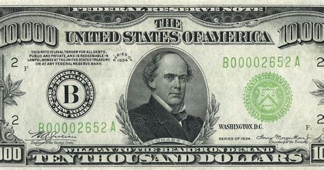 Is There Really A 10 000 Dollar Bill - Dollar Poster