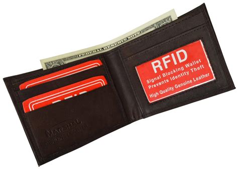 RFID Blocking Men's Leather Slim Bifold Wallet RFID 60 (C) | menswallet