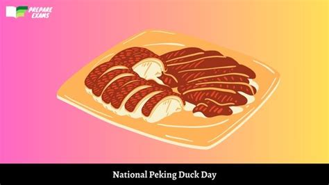 National Peking Duck Day – January 18, 2024 - PrepareExams