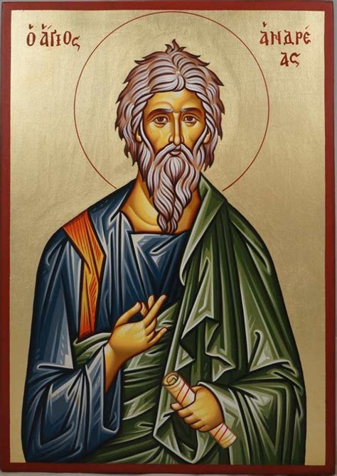 St Andrew the First-Called Hand-Painted Icon - BlessedMart