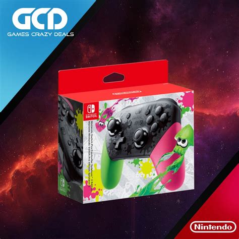 Nintendo Switch Pro Controller Splatoon 2 | Shopee Singapore