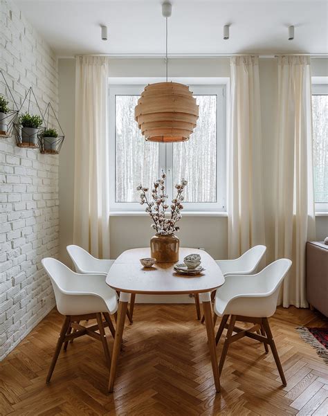 Textured Modernity: 20 Dining Rooms with White Brick Walls