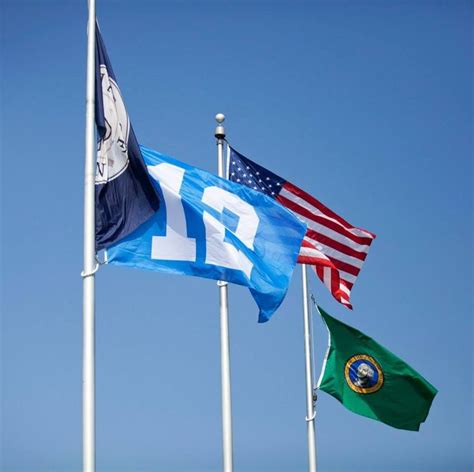 Seattle Seahawks 12th man flag | 12th man flag, Best football team ...