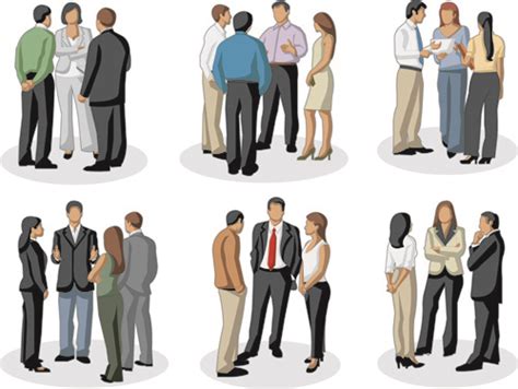 Various business people vector set Vectors images graphic art designs in editable .ai .eps .svg ...