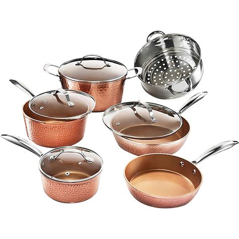 Best Buy: Gotham Steel 10-Piece Cookware Set Copper 2304