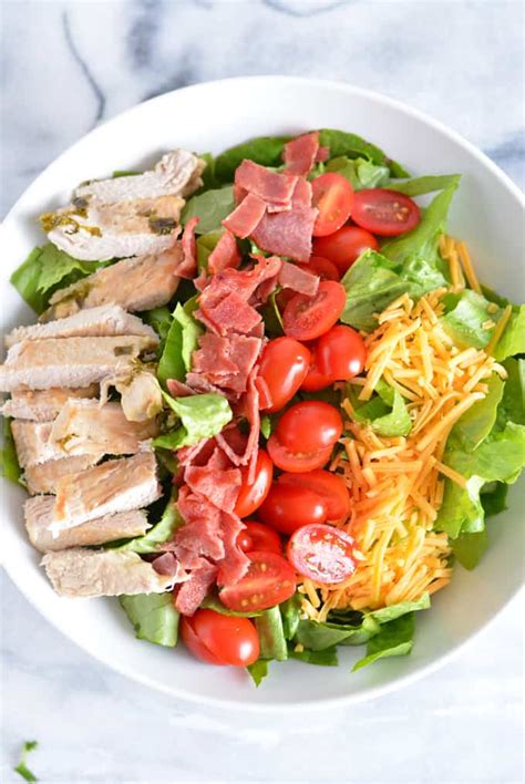 Turkey California Club Salad - Nourished Simply