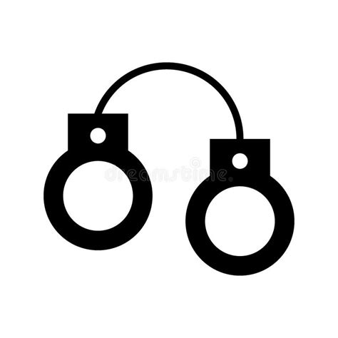 Handcuffs Icon or Logo Isolated Sign Symbol Vector Illustration Stock ...