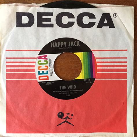 The Who - Happy Jack (Vinyl, 7", 45 RPM, Single) | Discogs